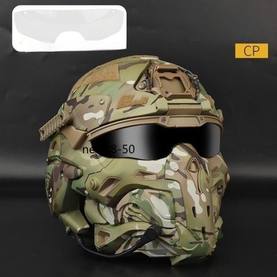 New Protective Mask Helmet Set Personalized Dressing Mask Built-in Headphones CS