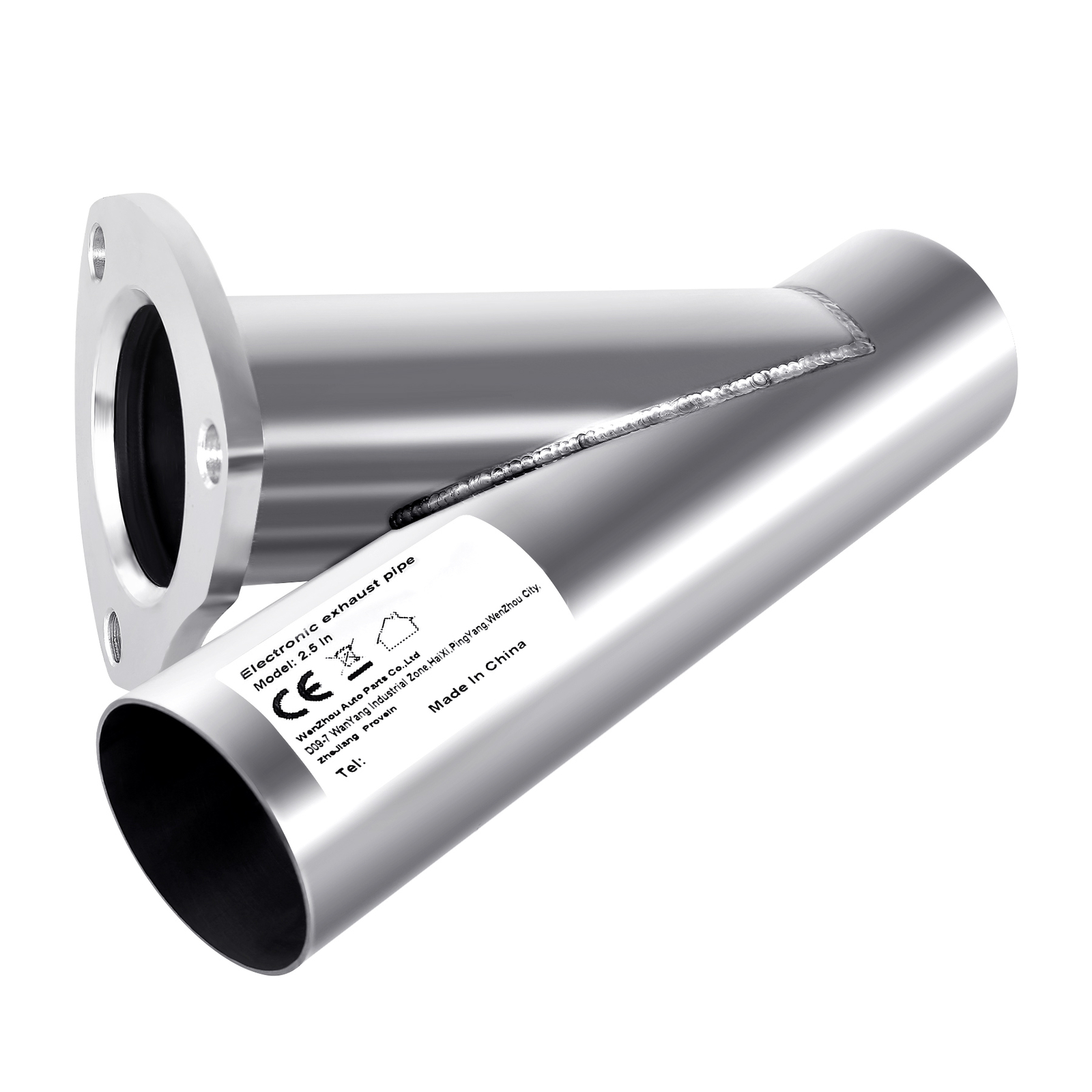 Edelstahl Klappenauspuff Komplett-Set 2.5 63 mm Auspuffklappe ByPass