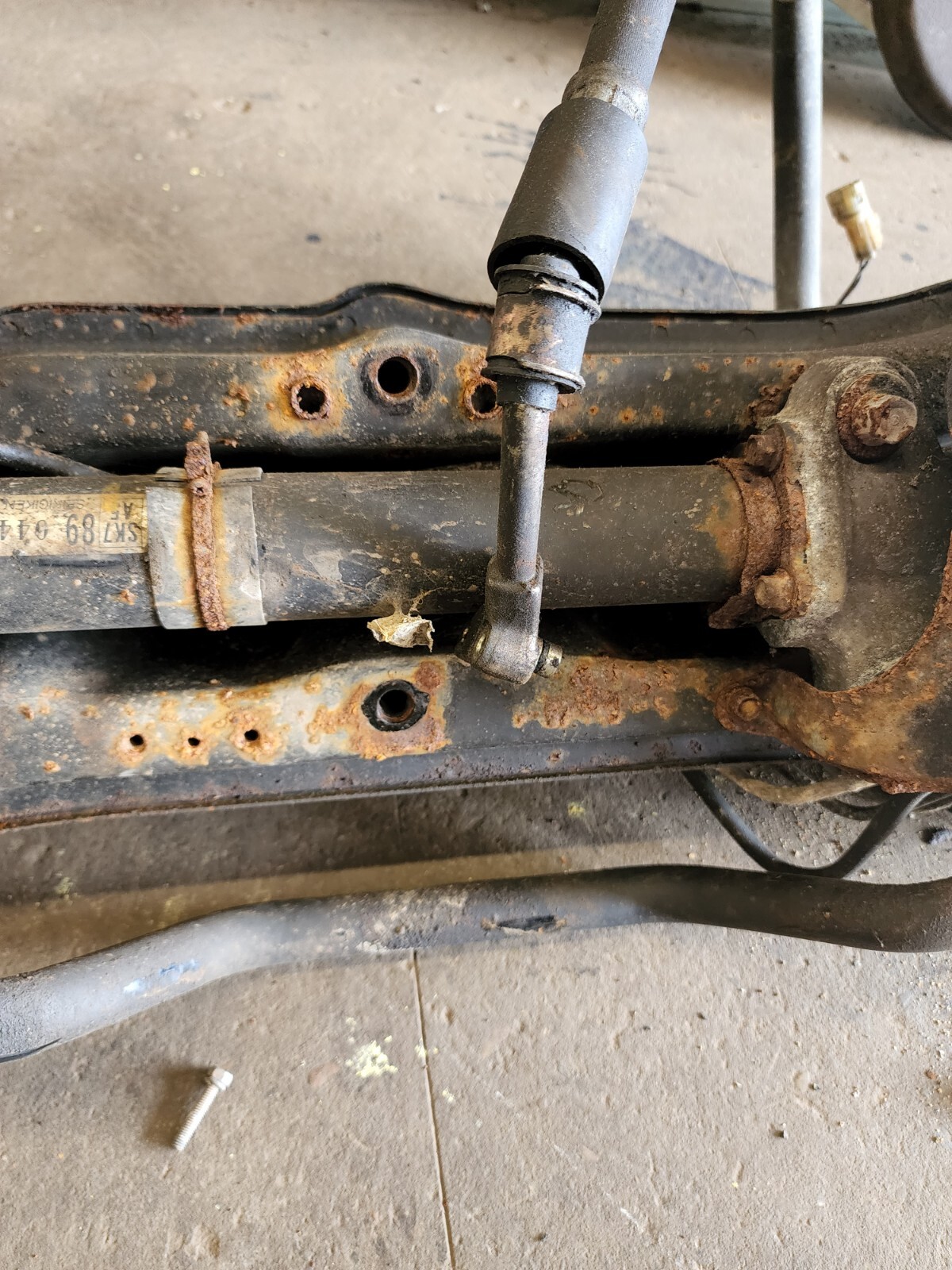 9093 Acura Integra Front Crossmember Subframe Reinforcement +RACK AND