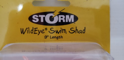 STORM WSB09P WILDEYE SWIM BAIT SHAD, 9" FISHING LURE, PERCH, NIB - Picture 2 of 7