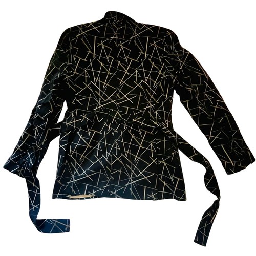 Juliana Collezione Women's Geometric Pattern Blazer Jacket Size 4 Belted - Picture 3 of 14