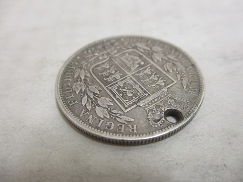 2 Great Britain United Kingdom 1/2 Half Crown Silver Coins 1887 & Unknown Date - Picture 6 of 13