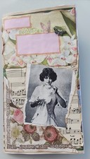 Vintage Themed Junk Journal Handmade 40 pages