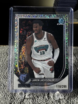 2026 Bowman Chrome Jaren Jackson Jr Speckled Rainbow Foil  /299 #BCV-137 MINT