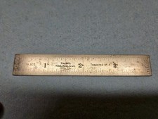 Starrett No. 303 4" Rule Machinist Ruler