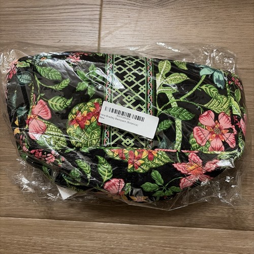 VERA BRADLEY RETIRED BOTANICA BACKPACK BLACK GREEN FLORAL RARE MSRP $88 NWT