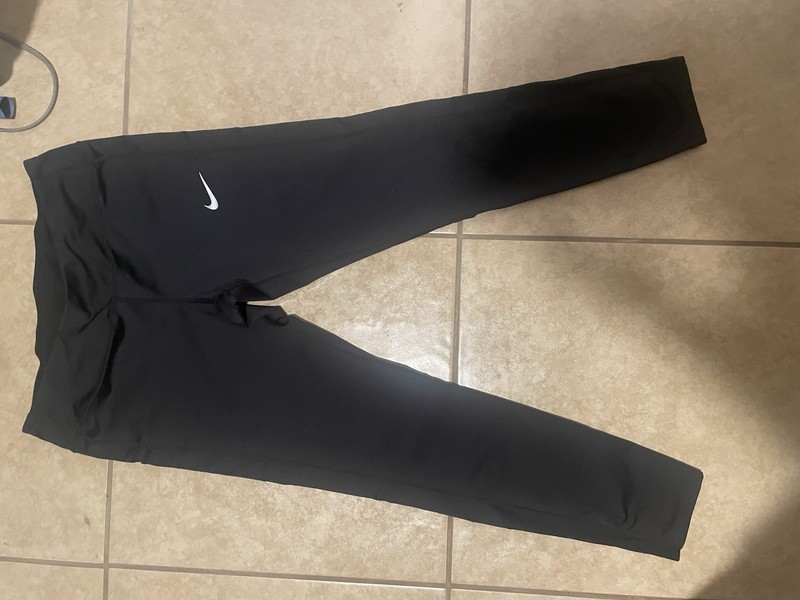 Nike Womens Fast High-Waist Running Leggings Black Size Large