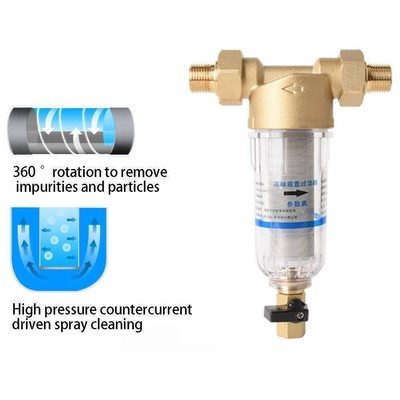 Spin-Down Filter System Ganzes Haus Sediment Wasserhahn Hahn Wasser Vorfilt M5S4