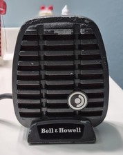 Vintage Shure/Bell  Howell Crystal Microphone "CX80C' Untested, Read Ad.