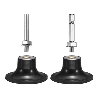 2Pack 2'' Disc Pad Holder Quick Change Disc 1/4'' Shank Holder Mandrel Black