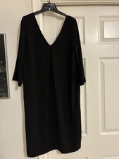 ST. John Collection Knit Black Dress Size 4 Made In USA.