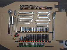 Lot Of Misc Craftsman Sockets Wrenchs Ratchets 14 38 12 Drive