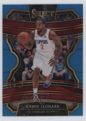 2019-20 Panini Select Concourse Light Blue Prizm 258/299 Kawhi Leonard #35 12ks
