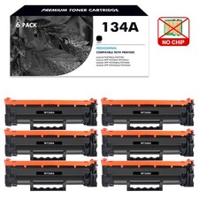134A M209dw MFP M234dw No Chip W1340A Toner Cartridge Fit for HP 134A Toner-6PK