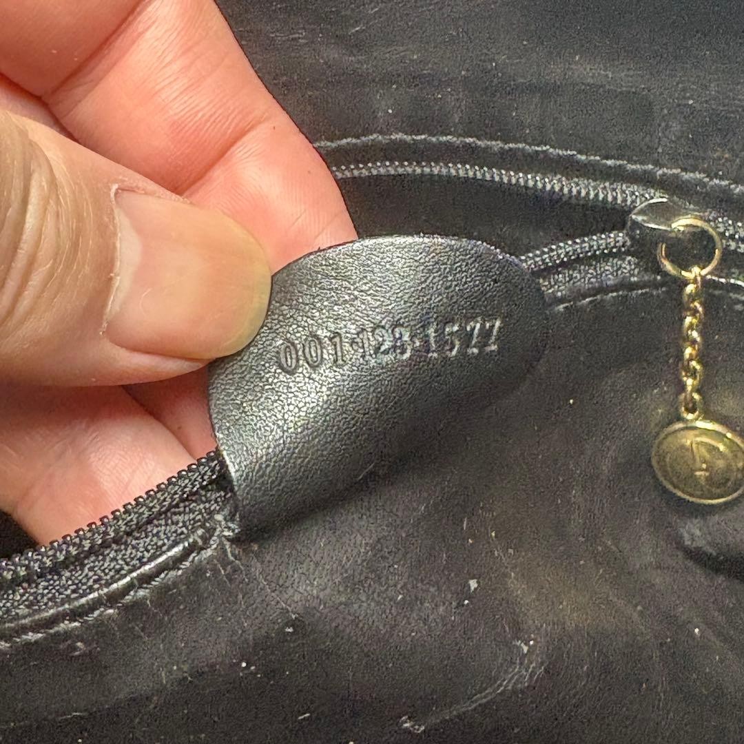 GUCCI 001 123 1577 Bamboo Shoulder Bag Leather Black Vintage Logo From Japan thumbnail 13