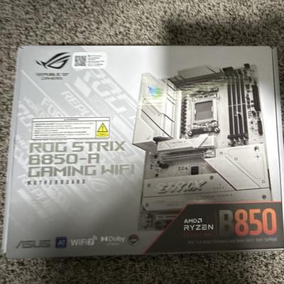 ASUS ROG STRIX B850-A GAMING WIFI ATX AM5 DDR5 Motherboard Wi-Fi HDMI M.2