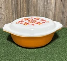 Vintage PYREX Friendship Casserole Dish, 1 1/2 Qt 043 Pyrex Friendship W/Lid
