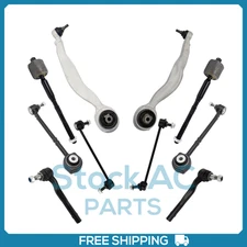 Control Arm Ball Joint Tie Rod and Sway Bar Link Kit for 10-11 Front End - 10pcs