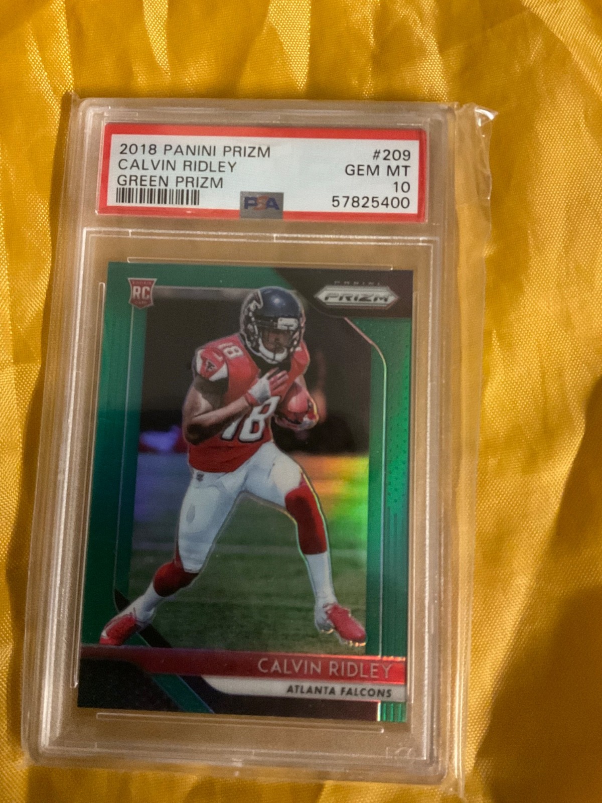 Calvin Ridley Panini Prizm #209 Green