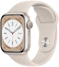 Apple Watch 8 41mm Alu Polarstern Starlight GPS Neuwertig OVP Händler