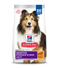 Hill's Science Diet Sensitive Stomach  Skin Dry Dog Food Chicken  Barley 30 lb