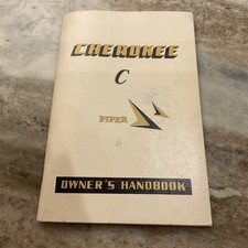 Piper Cherokee C,  PA-28-150/160/180 Owner's Handbook Manual 1965