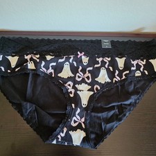 NEW Torrid Mid Rise Hipster Panties Halloween Ghosts  Bows Lace Trim Size 3 3X