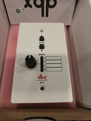 NEW IN BOX DBX ZC8 Wall-Mounted Zone Controller DBXZC8V