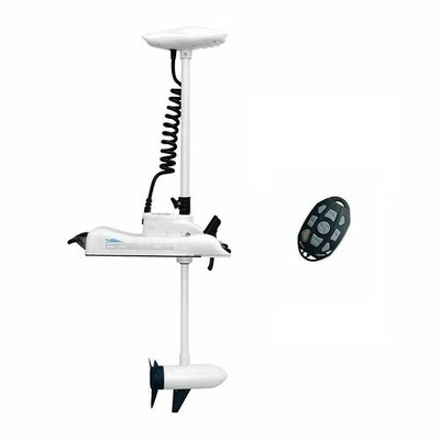Haswing White Cayman 24V 80LB  48'' Shaft TROLLING MOTOR with Fishing Remote