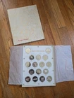 SET of 16 Canada SILVER Proof Dollars dated 1971-1986 in CAPITAL PLASTICS Holder