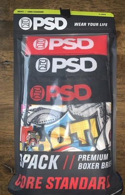 PSD 3 Pack Boxer Briefs Warface Loot Sz XL