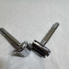 Lot of 2 Double Edge Safety Razors Twist-To-Open Metal Chrome — photo 1