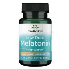 Swanson Melatonin 1 mg 120 Capsules