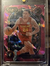 2024-25 Panini Select Courtside Jaylon Tyson #282 Pink Cracked Ice Prizm /99 Rc