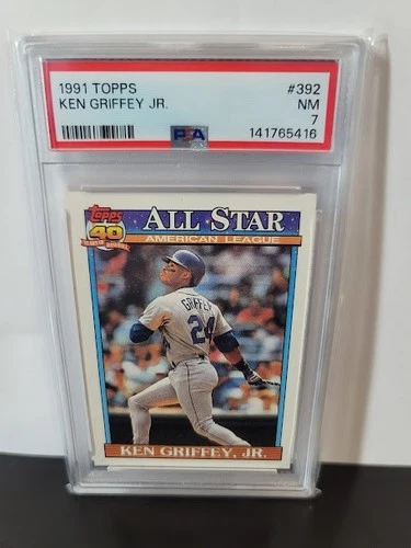 1991 Topps - All-Star Ken Griffey Jr #392 - PSA 7