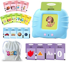 Spanish Flash Cards for Kids,Bilingual Flash Cards for Toddler/Beginning - Abc,N
