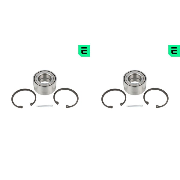 2X Optimal RADLAGER-SATZ Hinten Vorne Passend FüR Opel Astra Calibra Omega Vectr-image