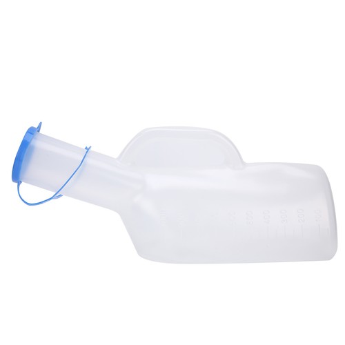 Men Plastic Urinal Male Elderly Bedridden Patient Urine Pee Bottle 1000ml - Picture 8 of 24