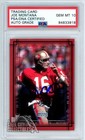 Joe Montana 2000 Upper Deck NFL Legends Autograph Card #M1 PSA/DNA 10