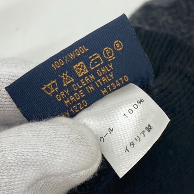 LOUIS VUITTON M73470 Gon Mai Monogram Eclipse gloves Glove wool