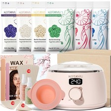 KOTAMU Wax Warmer, Waxing Kit for Women Men 3.5 Ounce Pack of 6 , Blush 02
