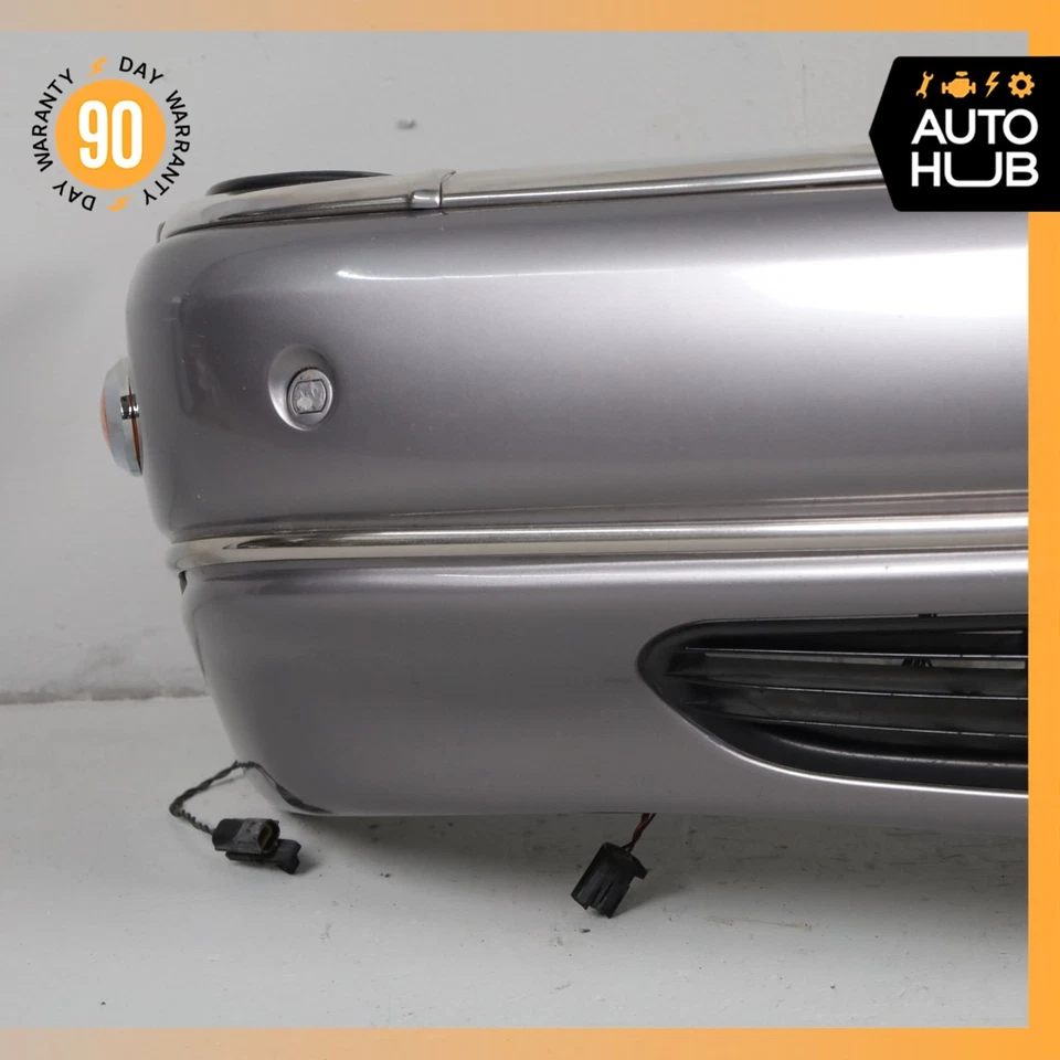 Conjunto de cubierta de parachoques delantero Rolls Royce Silver Seraph 00-02 plateado OEM Foto 3 de 4