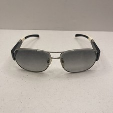 Prada 2006 Sunglasses Vintage Pilot Black White PS56HS SPS 56H 5AV-3M1 290323
