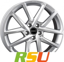 Borbet N crystal silver 8x19" ET39 LK5 112 ML 66.5 Alufelgen 19 Zoll