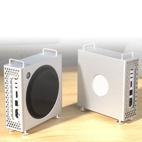 Aluminiumlegierung vertikaler Ständer für Mac Mini M4M4Pro optimiertes Luftstr - Photo 9/10