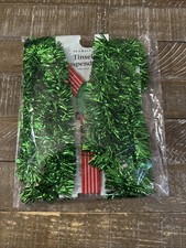    Tinsel Suspenders   Wearable Christmas Party Bling   Holiday Dress Accessory