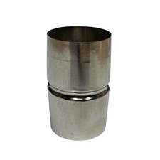 2” 51mm OD Stainless Steel Exhaust Pipe Connection Polished Adapter Universal
