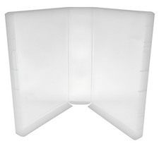 Clear Storage Cases 50mm for Large Wood Mounted Rubber Stamps No Hub 
