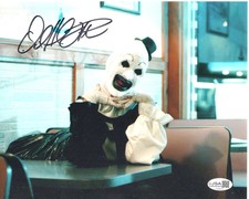 David Howard Thornton signed 8x10 Photo Art the Clown Terrifier JSA