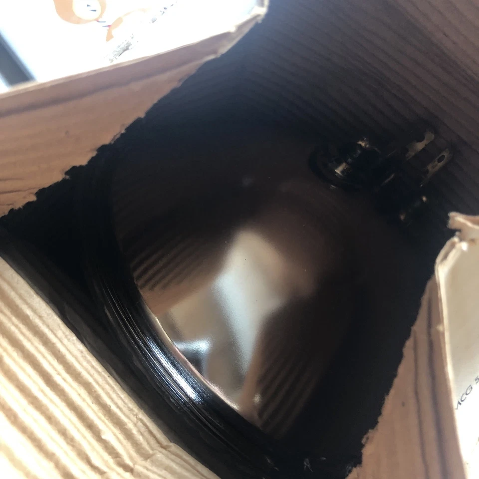 Винтажная лампа для пригородной фары NOS 7 дюймов GE 6006 6 В встроенный прожектор ближний свет - Изображение 4 из 4